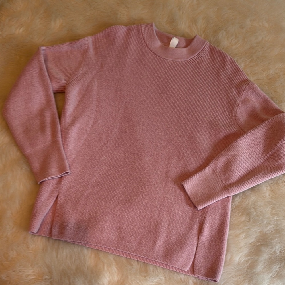Lululemon Athletica Pink Crew Neck Sweater